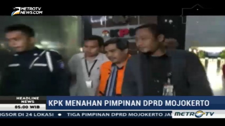 Pimpinan DPRD Mojokerto Ditahan
