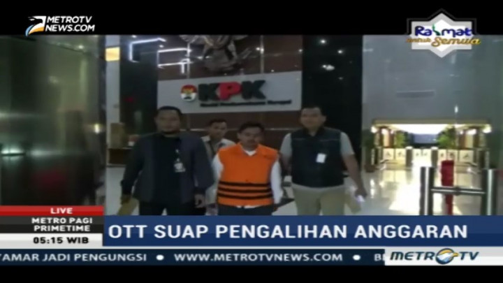 Empat Tersangka Suap Anggaran PUPR Mojokerto Ditahan di Rutan Berbeda