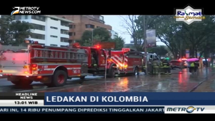 Ledakan di Mall Kolombia, Tiga Tewas