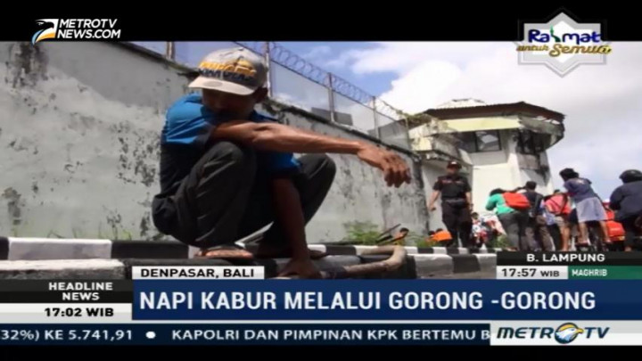Empat Napi WNA Kabur dari Lapas Kerobokan