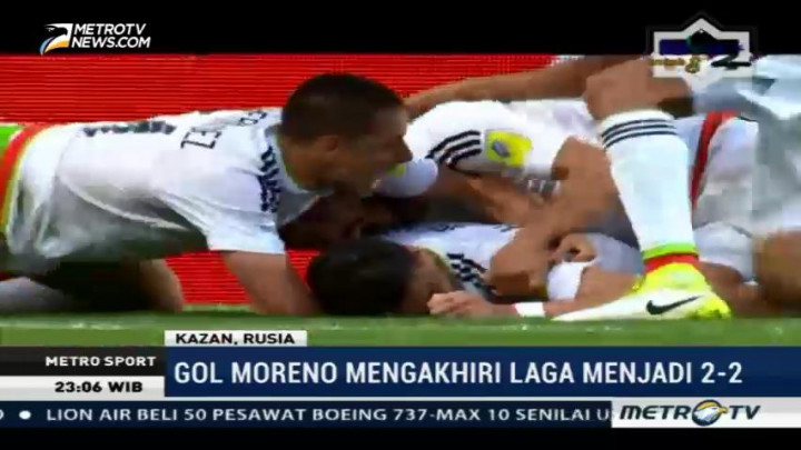 Portugal Ditahan Imbang Meksiko 2-2