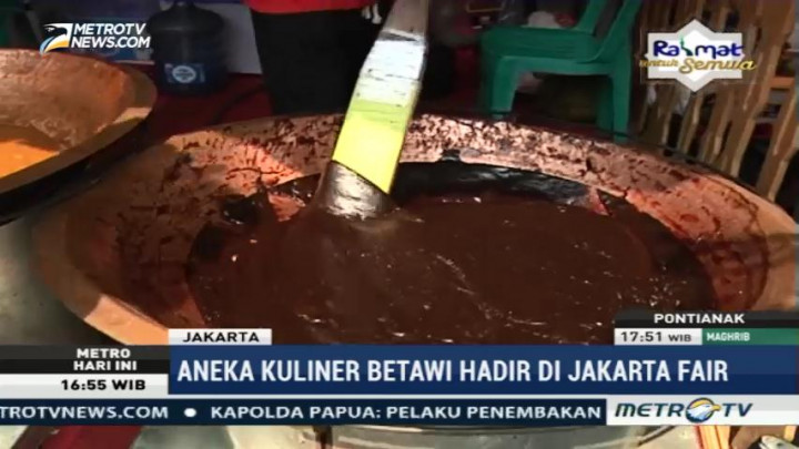 Berburu Kuliner Betawi di Jakarta Fair 2017