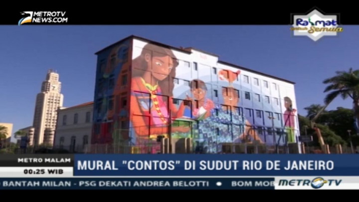 Indahnya Mural Karya Seniman Muda di Sudut Rio de Janeiro