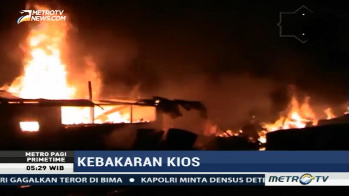 Ratusan Kios Sembako di Merangin Ludes Terbakar