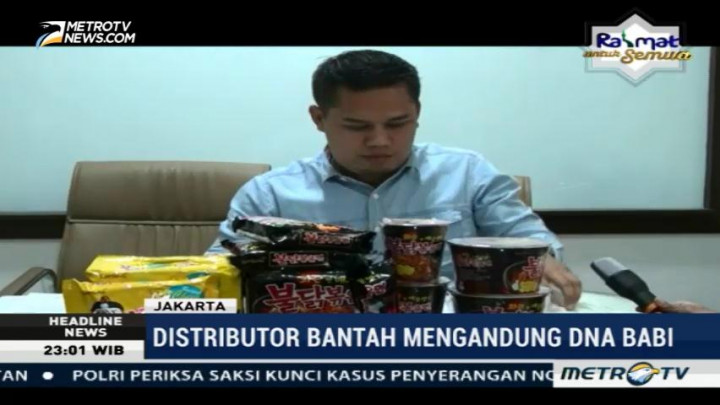 Distributor Bantah Mie Samyang Mengandung DNA Babi