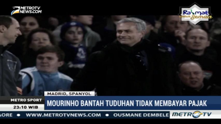 Jose Mourinho Bantah Tuduhan Tak Membayar Pajak