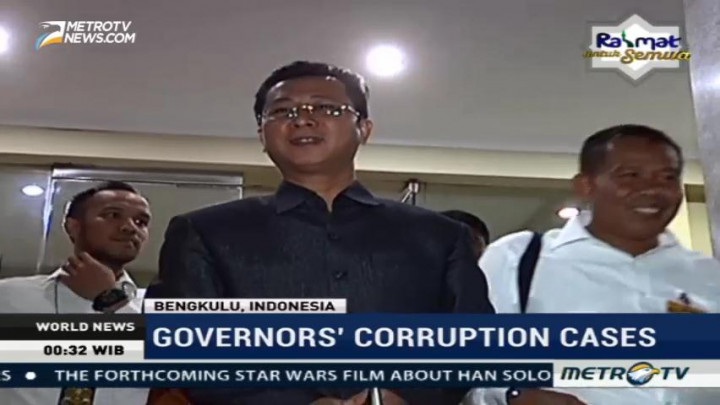 Bengkulu Governor's Corruption Cases