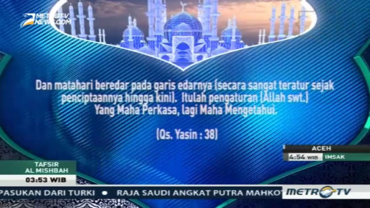 Tafsir Al-Mishbah: QS Yasin 31-40 (3)