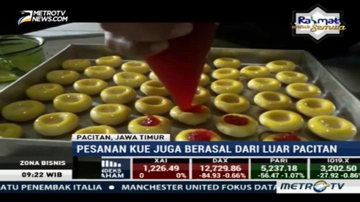 Pesanan Kue Kering Membludak Jelang Lebaran