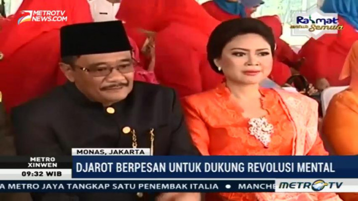 Djarot Pimpin Upacara Peringatan HUT ke-490 DKI Jakarta