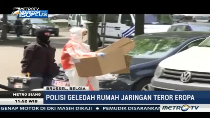 Kepolisian Belgia Geledah Rumah Diduga Terkait Jaringan Teror Eropa