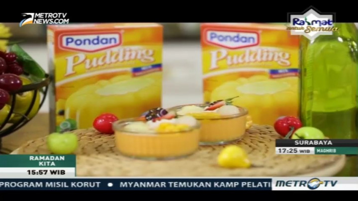 Sajian Ramadan: Longan Mango Pundding