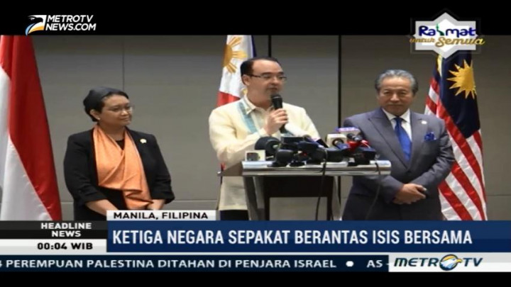Indonesia, Malaysia dan Filipina Bersatu Berantas Teroris