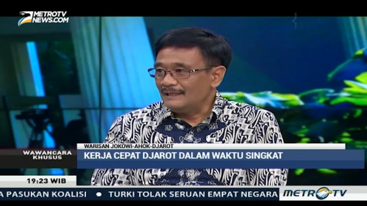 Prioritas Kerja Djarot: Lebih Cepat, Lebih Fokus