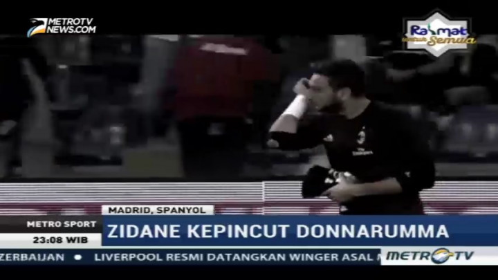 Zidane Terus Pantau Nasib Donnarumma di AC Milan