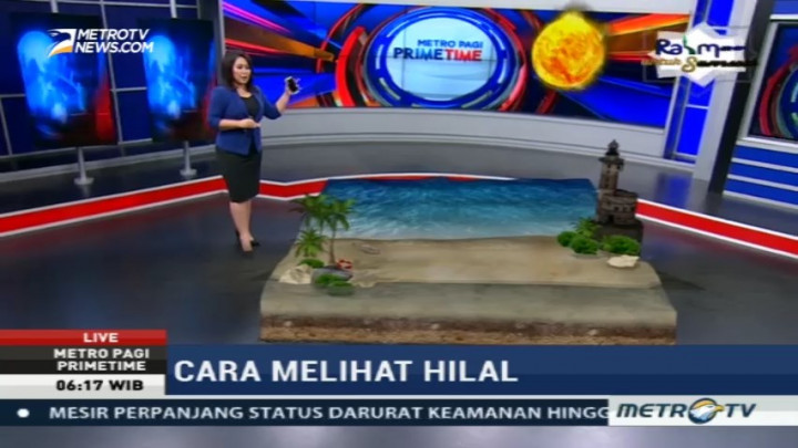 Ini Cara Melihat Hilal