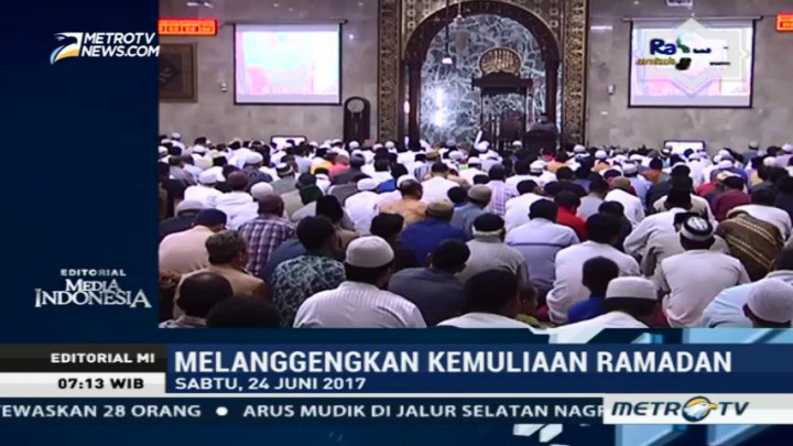 Melanggengkan Kemuliaan Ramadan