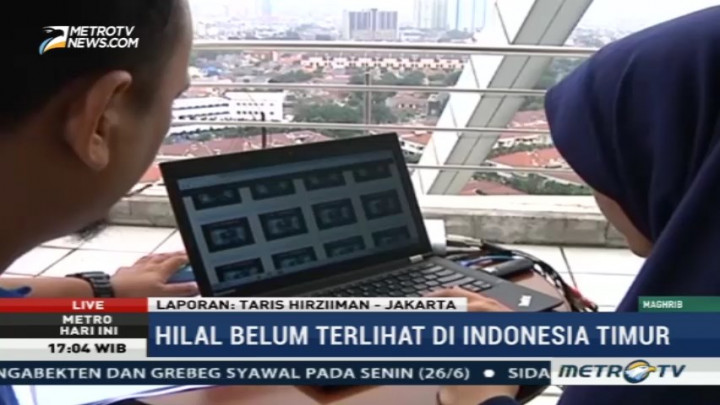 Hilal Belum Terlihat di Indonesia Bagian Timur