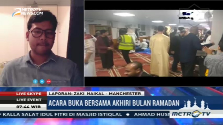 Umat Islam di Manchester Gelar Buka Bersama di Akhir Ramadan