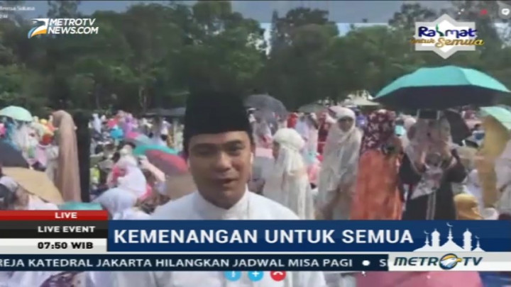 30 Ribu WNI di Hongkong Salat Id di Lapangan Victoria Park