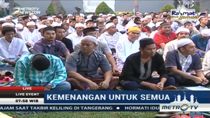 Salat Id di Lapas Sukamiskin dan Cipinang Berlangsung Khidmat