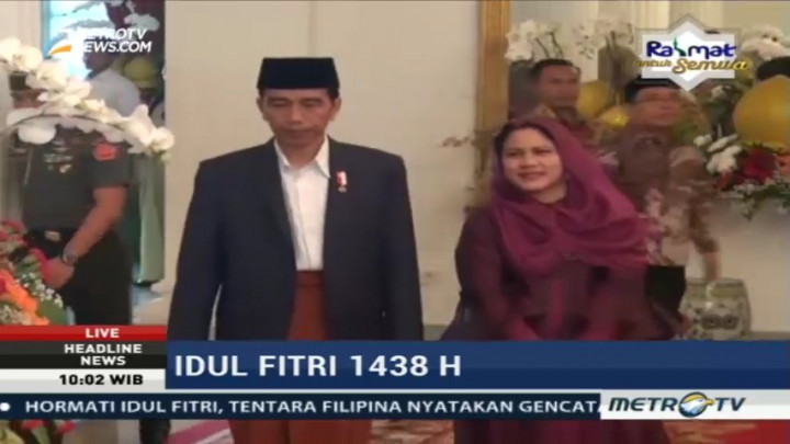 Jokowi dan JK Gelar Open House di Istana Negara