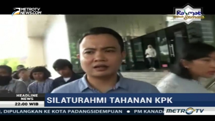 Keluarga Jenguk Ridwan Mukti di KPK