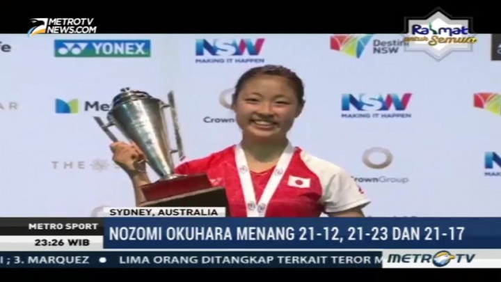 Jepang Bawa Pulang Tiga Gelar dari Australia Terbuka