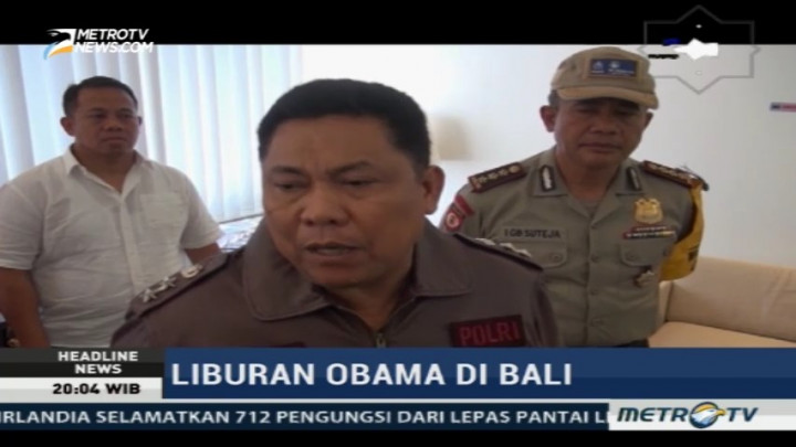 Pengamanan Obama di Bali Dilakukan Tertutup