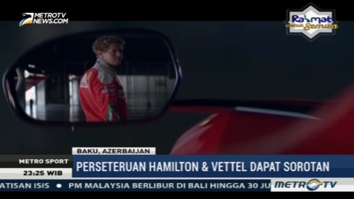 Perseteruan Hamilton dan Vettel Dapat Sorotan