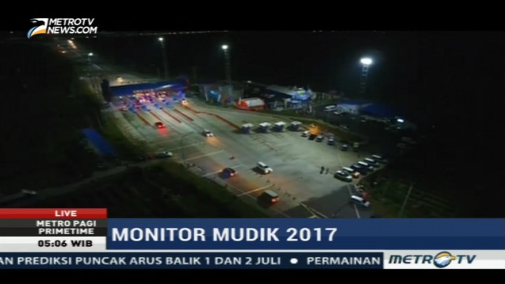 H+2 Lebaran, Arus Balik di GT Brebes Timur Masih Lengang