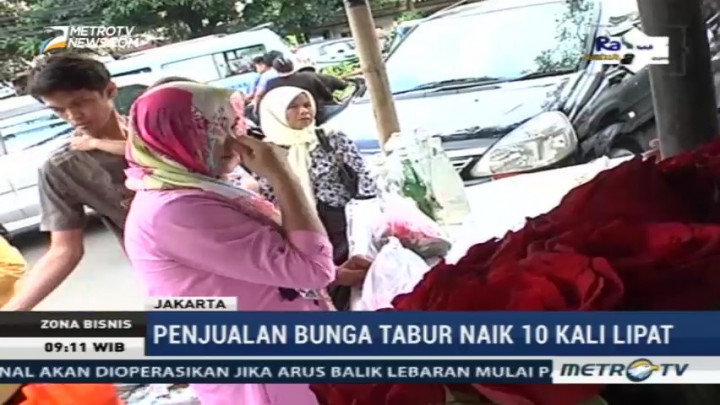 Panen Pendapatan Penjual Bunga Tabur