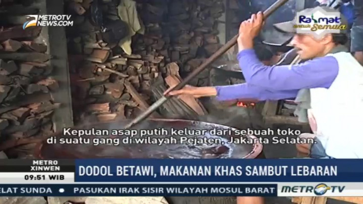 Dodol Betawi, Makanan Khas Sambut Lebaran
