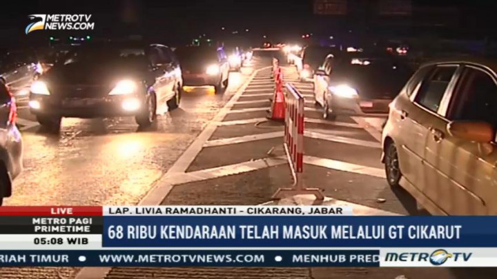 Volume Kendaraan di GT Cikarang Utama Meningkat 16%