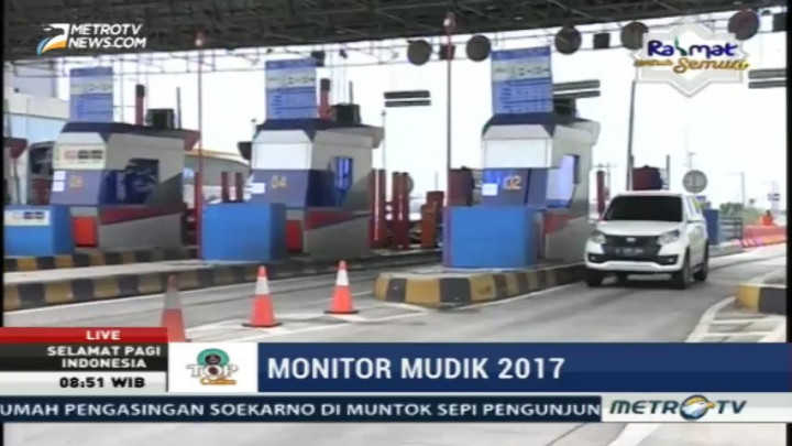 Arus Balik di GT Brebes Timur Mulai Terlihat