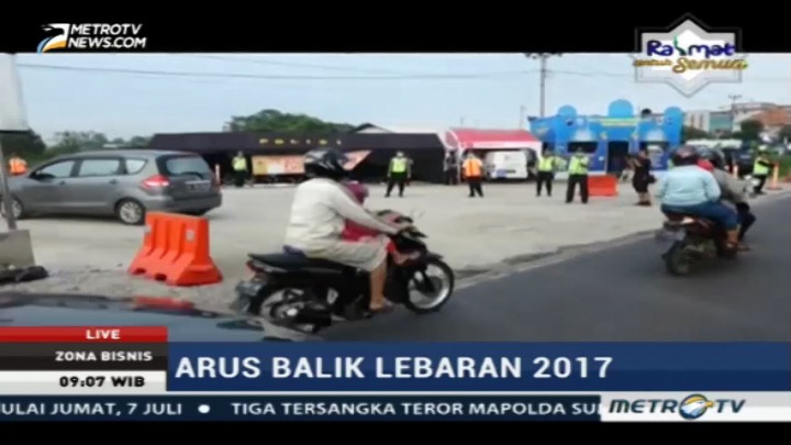 Arus Balik di Tol Darurat Brebes-Batang Masih Sepi