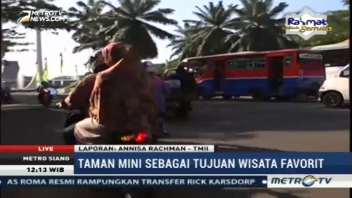 TMII Jadi Tujuan Wisata Favorit Habiskan Libur Lebaran