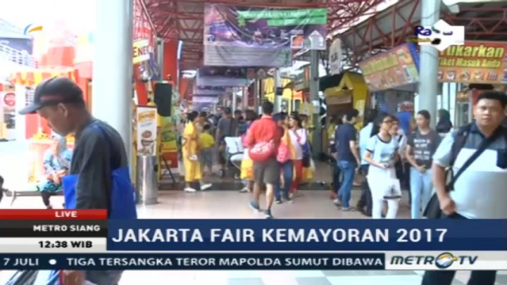 Libur Lebaran, Jakarta Fair Kemayoran Dipadati Pengunjung