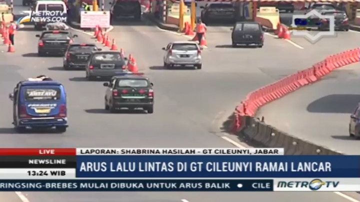 Arus Lalin di GT Cileunyi Ramai Lancar