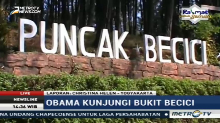 Tak Hanya Prambanan, Obama Juga Kunjungi Bukit Becici