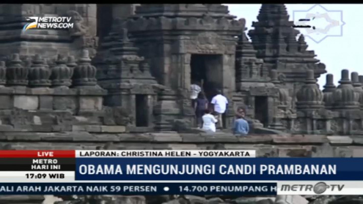 Obama Terkesan dengan Kemegahan Candi Prambanan