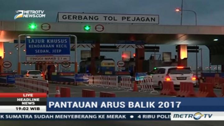 Arus Balik di Tol Pejagan Masih Sepi