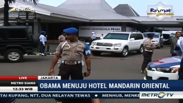 Obama Tiba di Jakarta