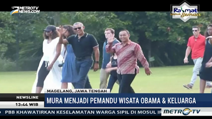 Mura, Mantan Petugas Kebersihan yang Memandu Obama di Borobudur