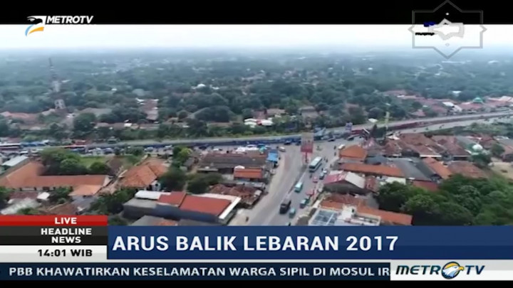 Arus Balik di Simpang Jomin Didominasi Kendaraan Roda Dua