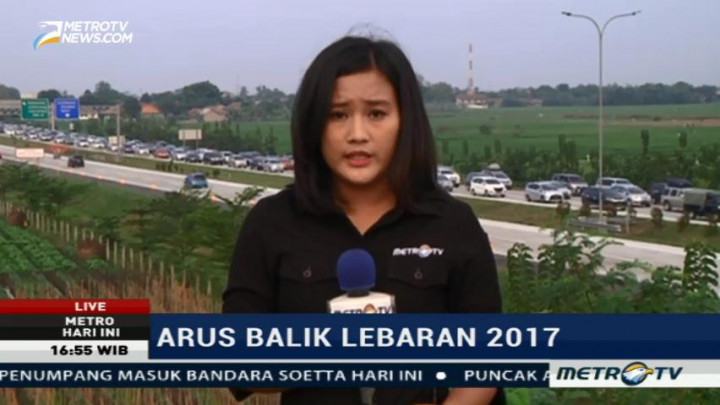 Arus Balik di Tol Palimanan Padat Merayap