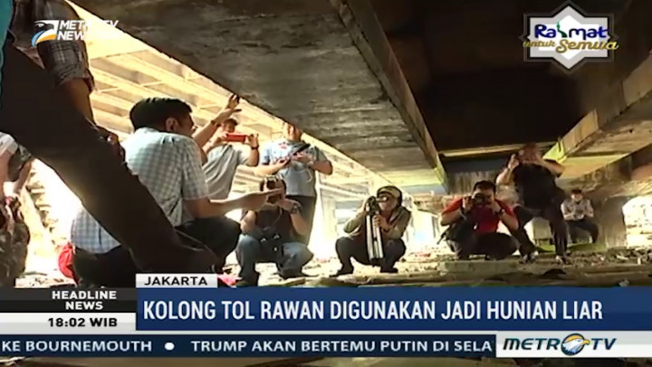 Antisipasi Pendatang Baru, Djarot Razia Kolong Tol