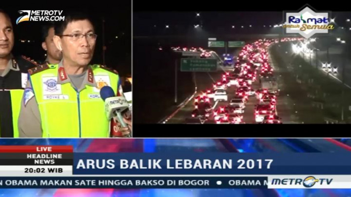 Antrean Kendaraan Mengular di Tol Cipali