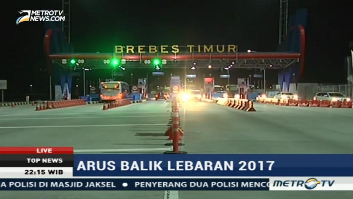 Jumlah Kendaraan Menuju Jakarta di Brebes Timur Menurun