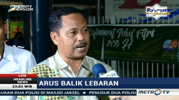 36 Kapal Disiapkan di Pelabuhan Merak saat Arus Balik